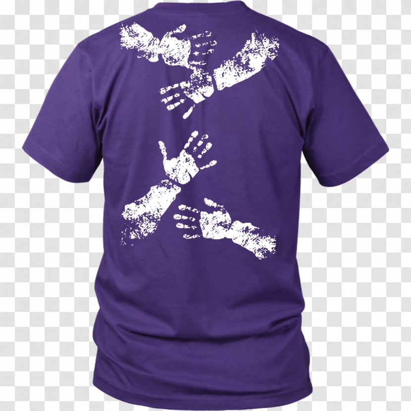 T-shirt Hoodie Sleeve Clothing - Violet Transparent PNG