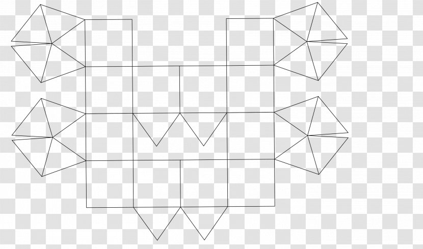 Triangle Drawing Area - Diagram - Cube Transparent PNG
