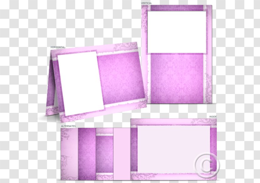 Product Design Pink M Rectangle - Greeting Card Templates Transparent PNG