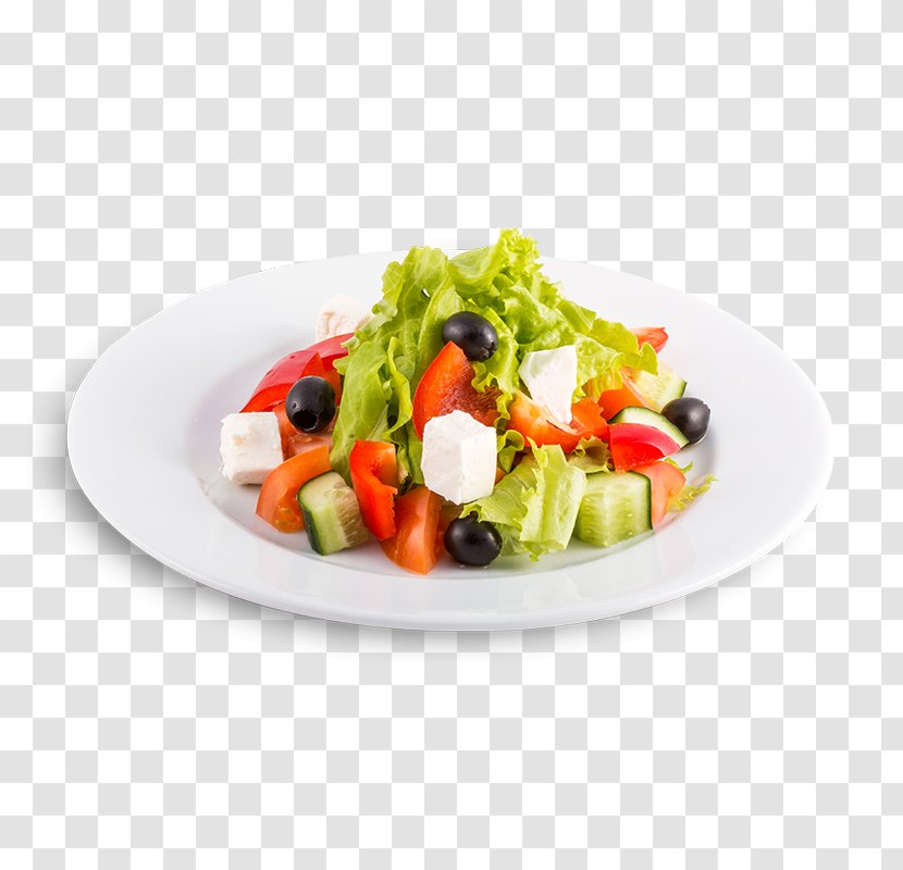 Greek Salad Caesar Pizza Chicken European Cuisine - Tomato Transparent PNG