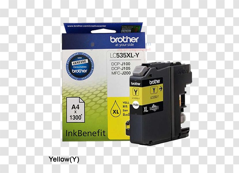 Ink Cartridge Brother Industries Printer Inkjet Printing - Technology Transparent PNG