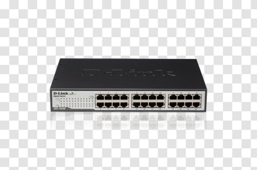 Gigabit Ethernet Network Switch D-Link DGS-1024D Medium-dependent Interface - Port - Diagram Router Symbol Transparent PNG