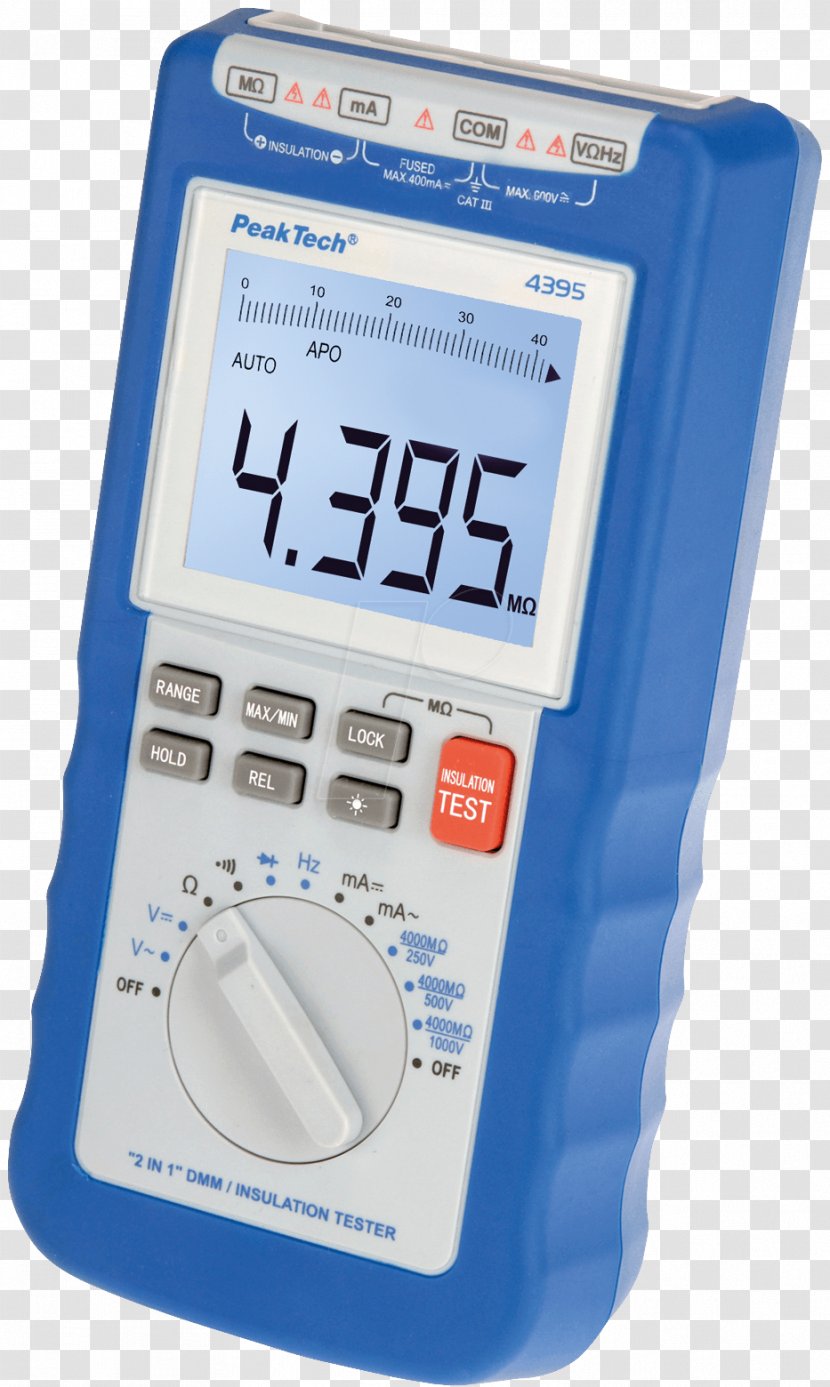 Digital Multimeter Measuring Instrument Electronics Meettechniek - Hardware Transparent PNG