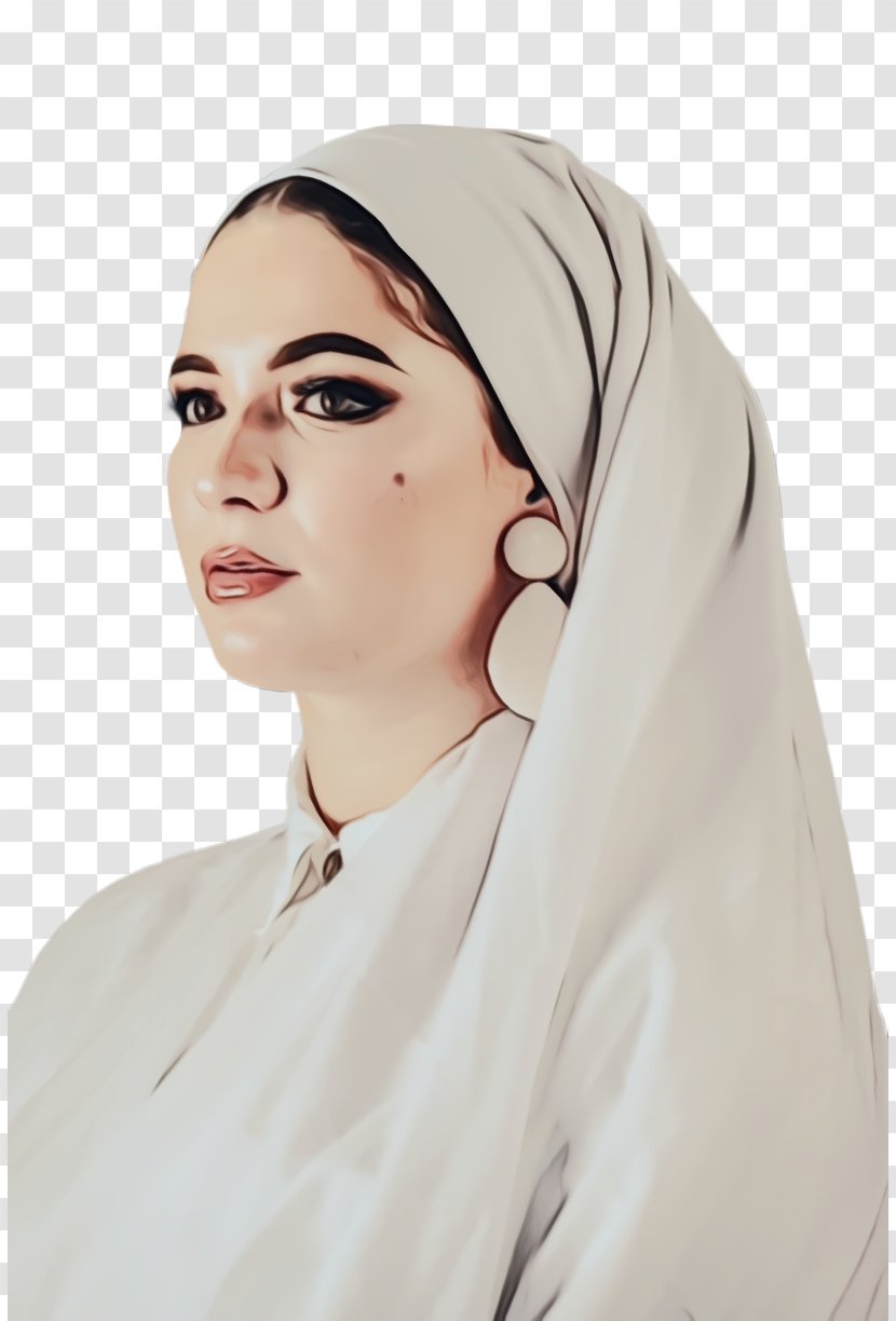 School Girl - Outerwear - Abbess Turban Transparent PNG