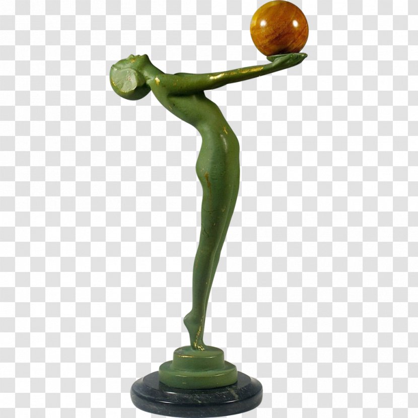 Sculpture Figurine Art Deco Statue - Bronze - Design Transparent PNG