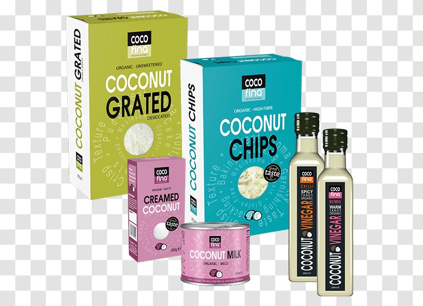 Coconut Milk Creamed Oil Dietary Fiber - Cocofina The Experts Transparent PNG