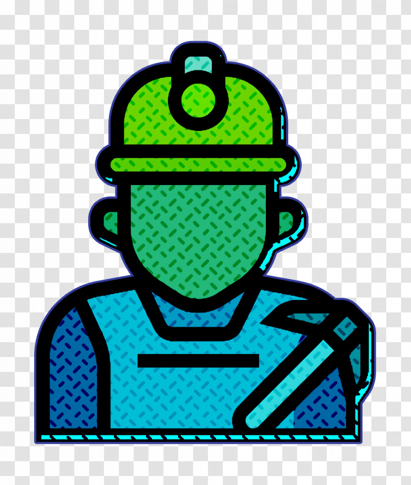 Jobs And Occupations Icon Miner Icon Transparent PNG