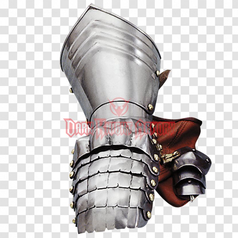 Gauntlet Middle Ages Knight Plate Armour - Historical Reenactment Transparent PNG