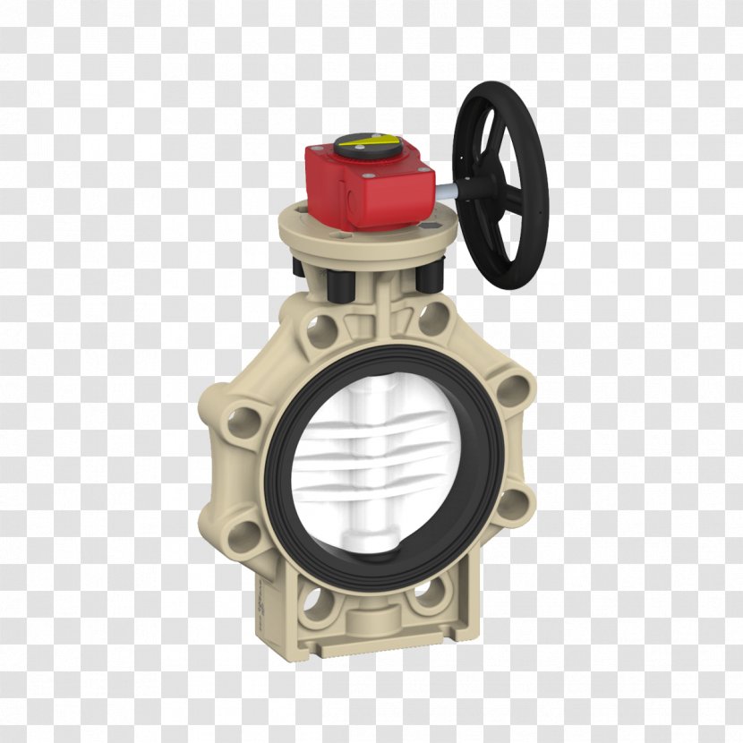 Butterfly Valve Flange Hydraulics Lever - Plastic Transparent PNG