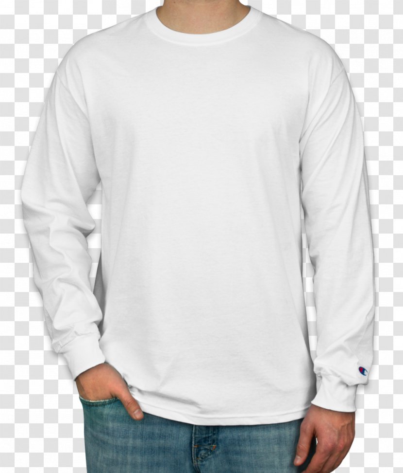 Long-sleeved T-shirt Custom Ink Gildan Activewear - Neck Transparent PNG