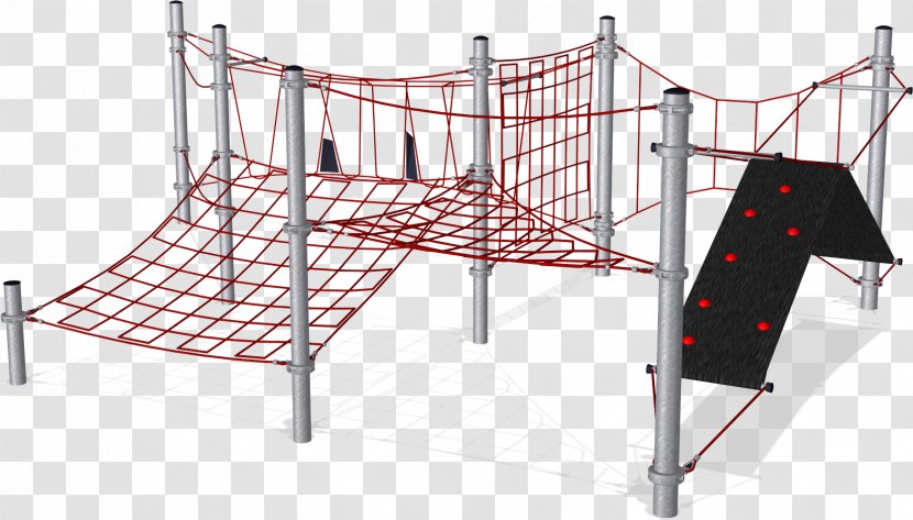 Playground Parkour Kompan Rock-climbing Equipment - Obstacle Course - Swing Transparent PNG