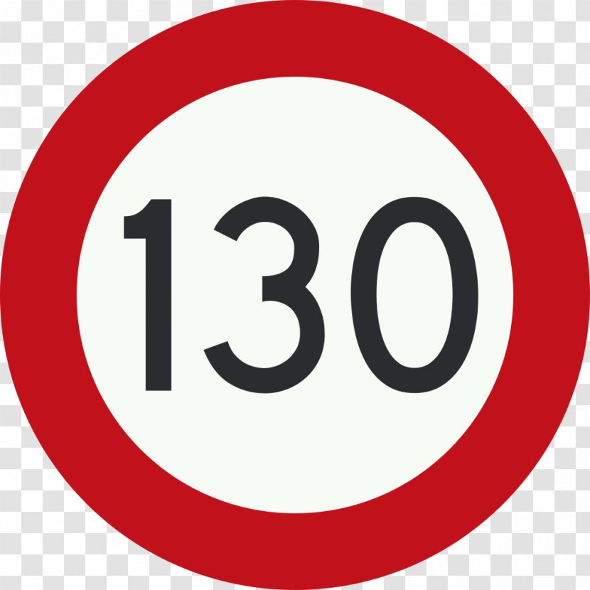 Speed Limit Traffic Sign Italy Miles Per Hour Transparent PNG