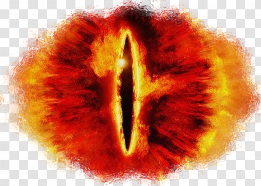 Sauron The Lord Of Rings Evil Eye 索伦之眼 - Close Up Transparent PNG