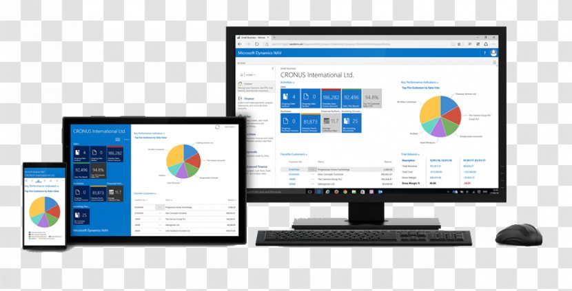 Computer Monitors Microsoft Dynamics NAV ERP Enterprise Resource Planning - Personal Transparent PNG
