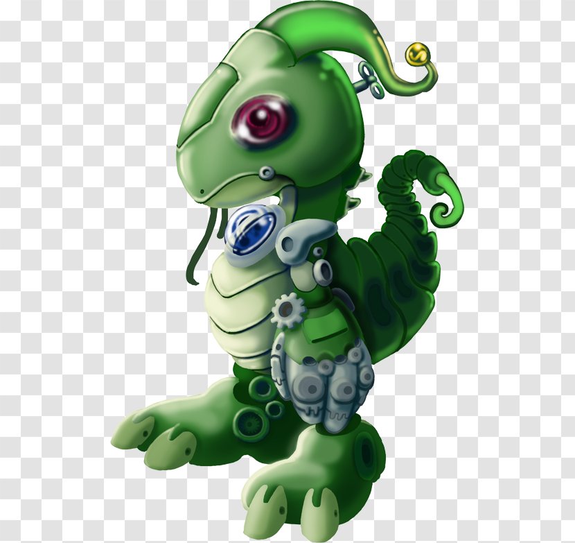 Toy Figurine Cartoon Organism Character - Grass - Chameleon Transparent PNG