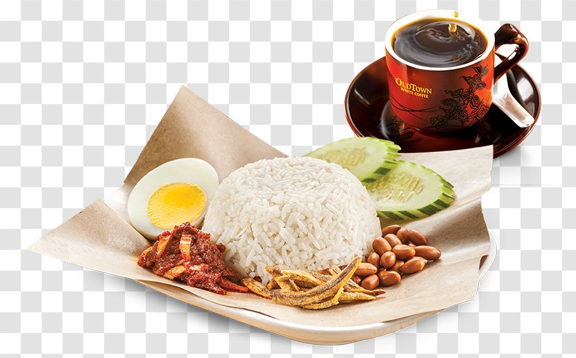 Full Breakfast Cooked Rice Coffee Malaysian Cuisine - Menu - Western Transparent PNG