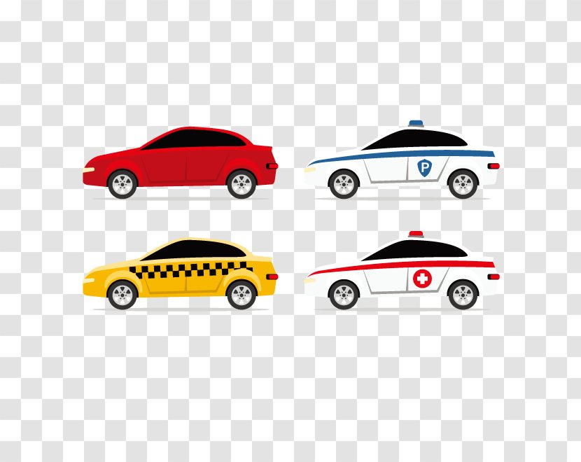 Car Automotive Design Euclidean Vector - Police Transparent PNG