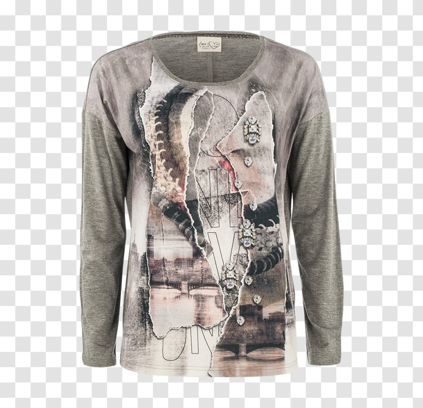 Long-sleeved T-shirt Clothing Dom Mody Modehaus Fischer - Neck - Outdoor Transparent PNG
