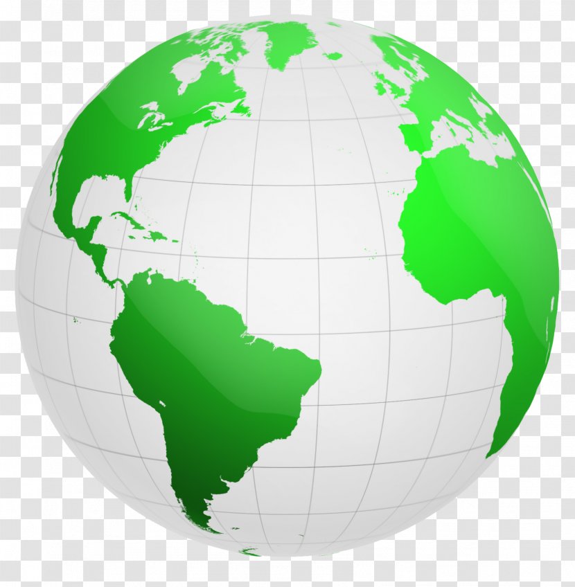 Globe World - Green - Earth Transparent PNG