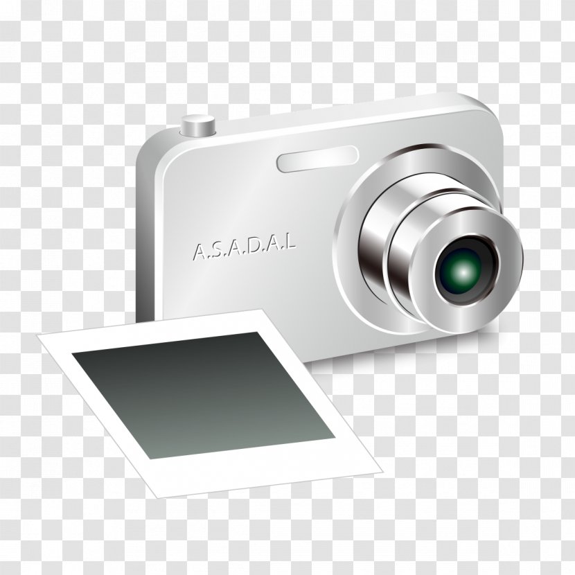 Mirrorless Interchangeable-lens Camera Digital - Silver Transparent PNG