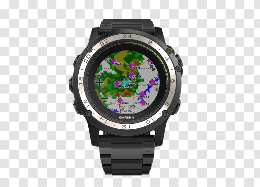 0506147919 GPS Navigation Systems Garmin Ltd. Watch Aviation - Smartwatch Transparent PNG