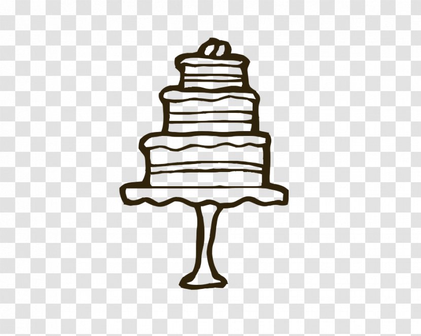 Cupcake Birthday Cake Wedding Chocolate - Black And White Transparent PNG