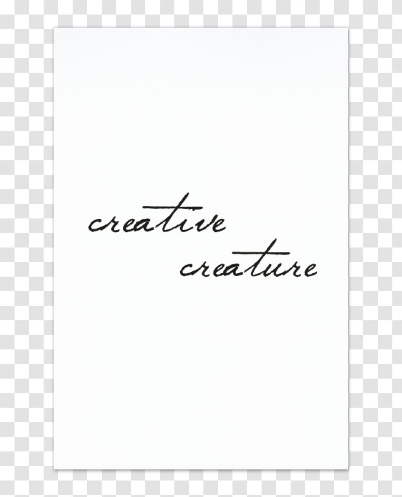 Paper Font Calligraphy Line - Black - Card Creative Transparent PNG
