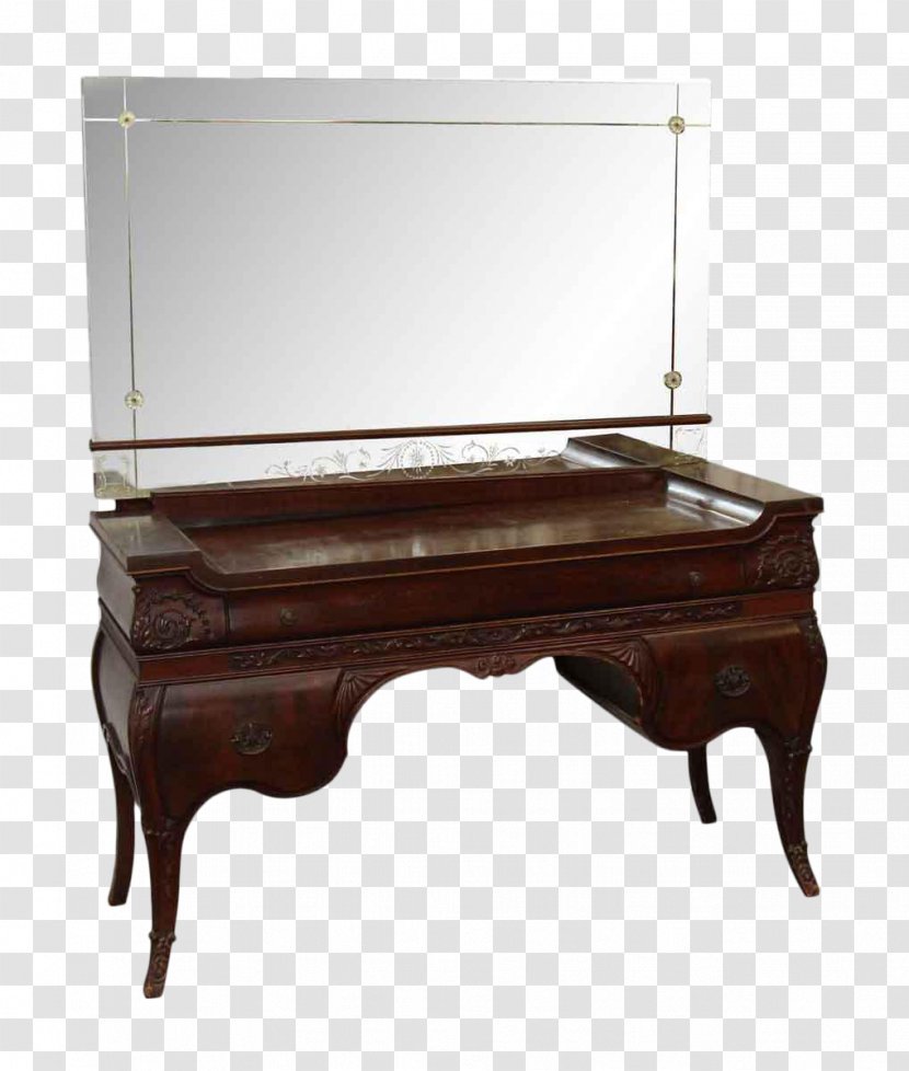Mirror Drawer Vanity Chairish Antique - Wood Carving Transparent PNG