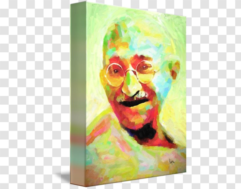 Mahatma Gandhi Visual Arts Painting Nonviolence - Mahathma Transparent PNG