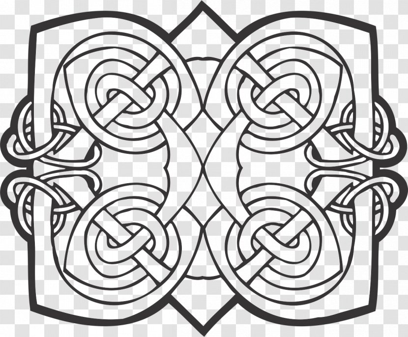Black And White Art - Royaltyfree - Celtic Transparent PNG