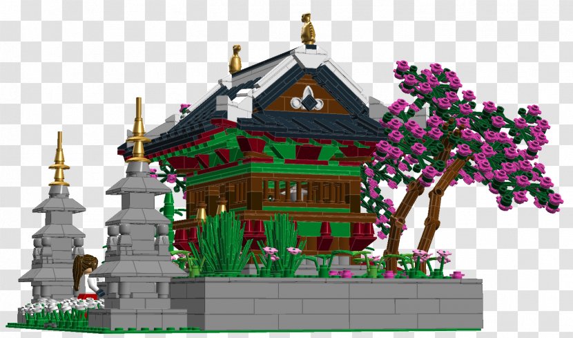 Shrine Lego Ideas Christmas Ornament Chinese Architecture - Building Transparent PNG