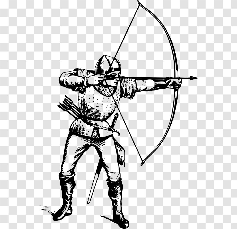 Bow And Arrow Archery Quiver Clip Art - Weapon Transparent PNG
