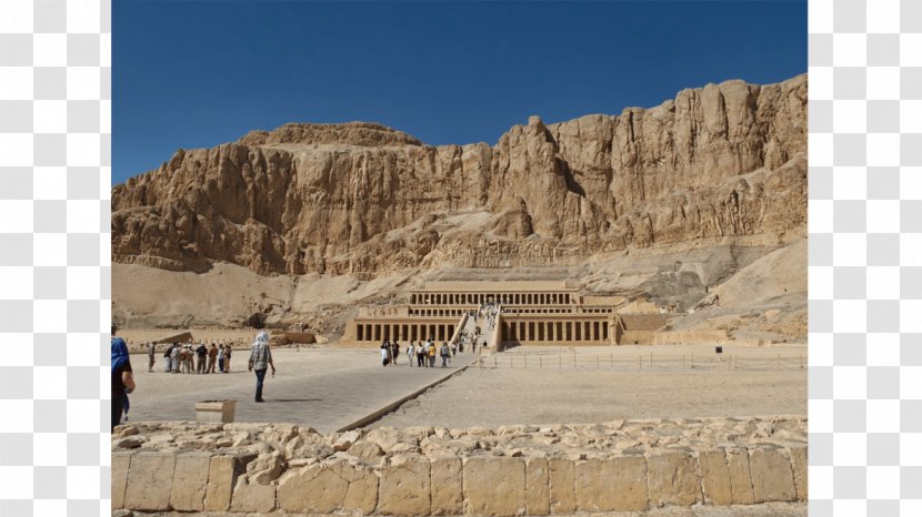 Mortuary Temple Of Hatshepsut Deir El-Bahari Ancient Egypt - Senenmut Transparent PNG