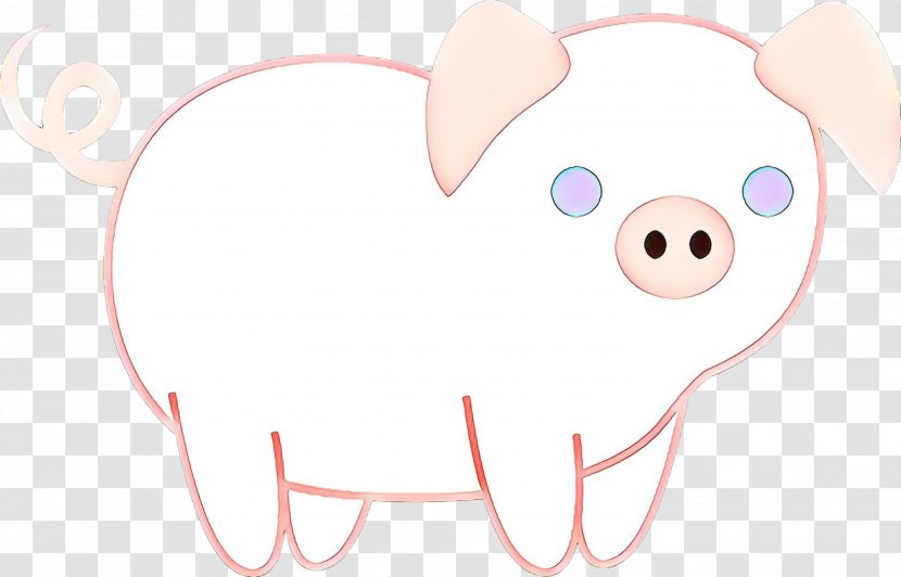 Pig Ear Clip Art Snout Illustration - Cartoon - Livestock Transparent PNG