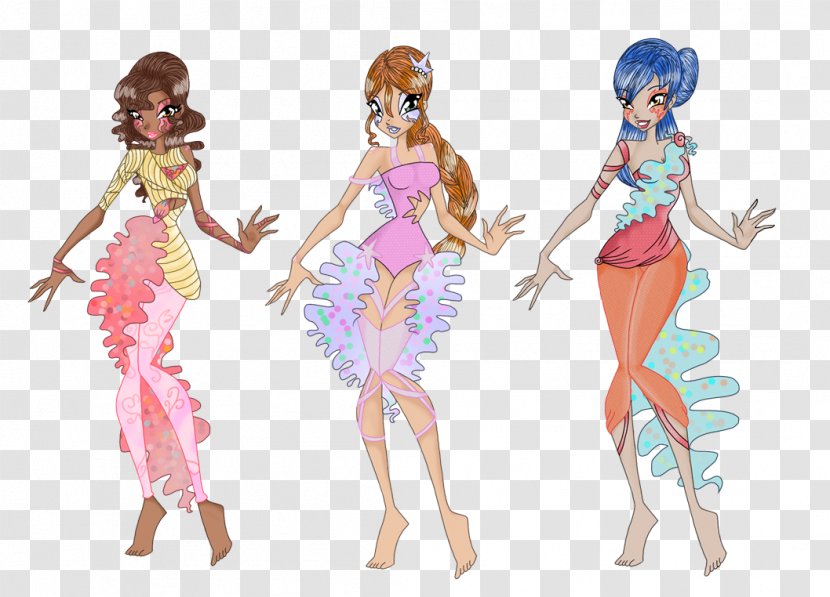 Musa Tecna Sirenix Winx Club - Dancer - Season 5 PoliteaDark Stormy Ocean Waves Transparent PNG