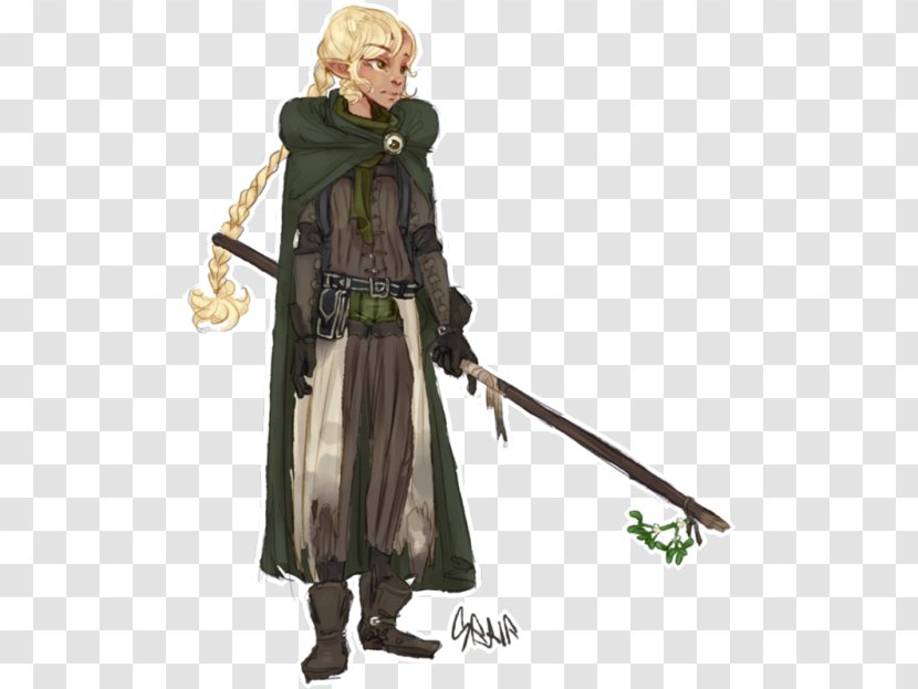 Costume Design - Elf Ranger Transparent PNG