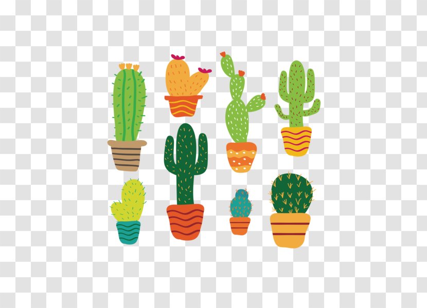Cactaceae Succulent Plant Clip Art - Cartoon - Cactus Transparent PNG