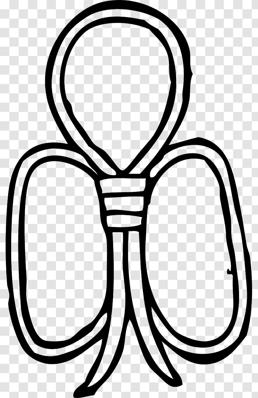Clip Art - Black And White - Knot Rope Transparent PNG