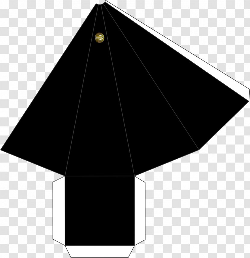 Triangle Line - Black M - Cones Transparent PNG