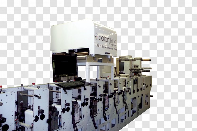 Flexography Printing Ink Machine Colordyne Technologies LLC - Color Technology Transparent PNG