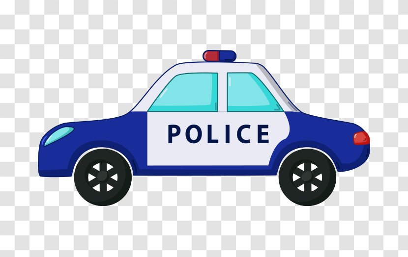 Police Car Cartoon Royalty-free - Vehicle Transparent PNG