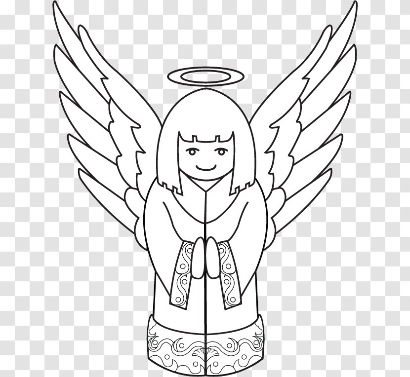 Christian Clip Art Christmas Angel Image - Cartoon Transparent PNG
