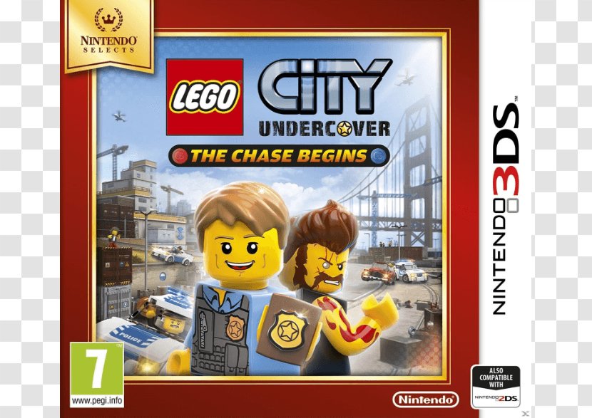 LEGO City Undercover: The Chase Begins Lego Batman 2: DC Super Heroes Nintendo 3DS - 2 Dc - Undercover Transparent PNG