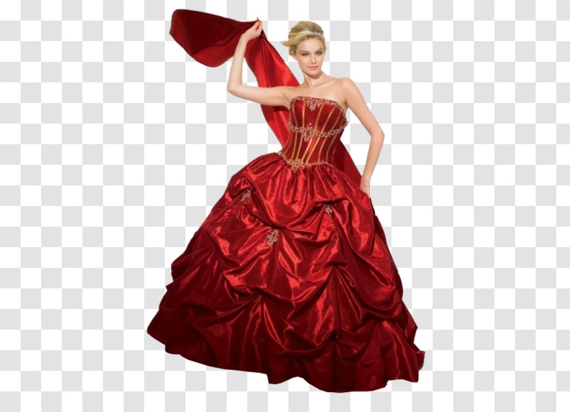 Ball Gown Wedding Dress Red - Event - Seri A Transparent PNG