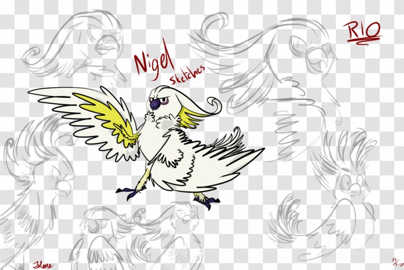 Nigel Tamatoa Rio Character Beak - Art - Bird Transparent PNG