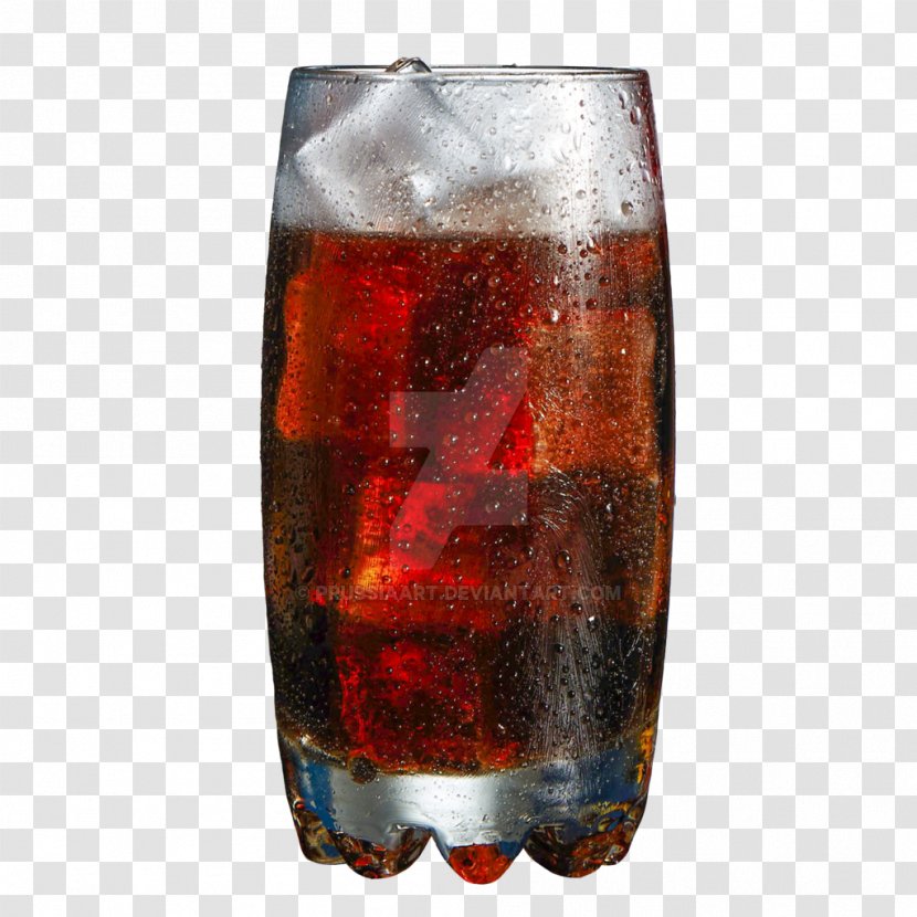 Fizzy Drinks Coca-Cola Coffee Iced Tea - Pint Glass Transparent PNG
