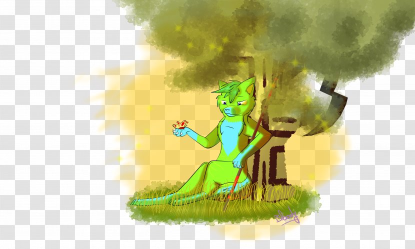 Cartoon Desktop Wallpaper Tree - Computer - Afternoon Transparent PNG