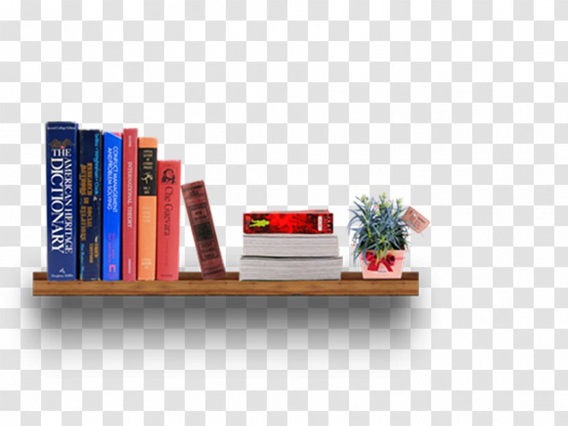 Bookcase Shelf Furniture - Books On The Shelves Transparent PNG