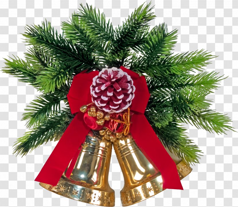 Christmas Ornament Gift Silver Bells Decoration - Tree Transparent PNG