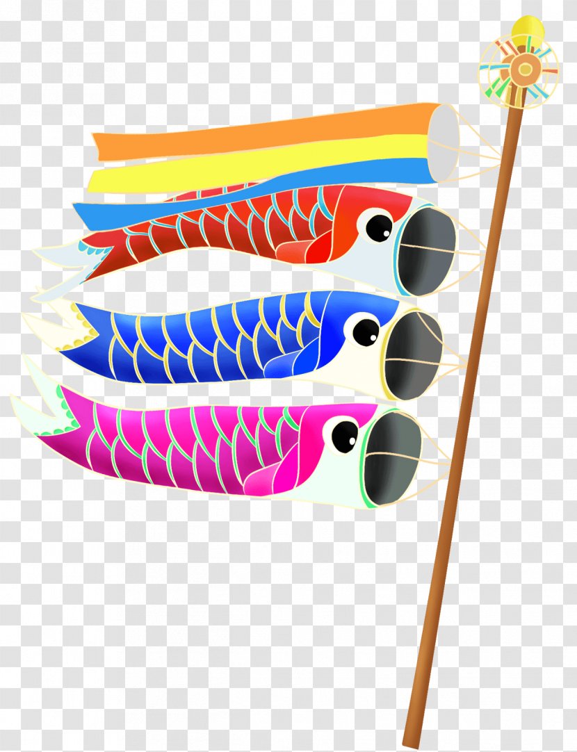 Koinobori Blue Red Children's Day - Orange - KOINOBORI Transparent PNG